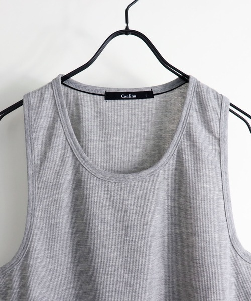 Confirm（コンファーム）の「Confirm / コンファーム ワッフルタンクトップ（タンクトップ・メンズ・グレー/ホワイト/ホワイト系その他/ベージュ/ブラック・L/M）」の19枚目の写真
