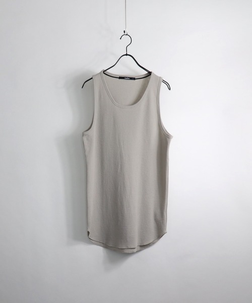 Confirm（コンファーム）の「Confirm / コンファーム ワッフルタンクトップ（タンクトップ・メンズ・グレー/ホワイト/ホワイト系その他/ベージュ/ブラック・L/M）」の16枚目の写真