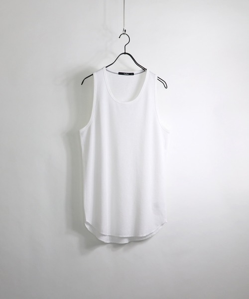 Confirm（コンファーム）の「Confirm / コンファーム ワッフルタンクトップ（タンクトップ・メンズ・グレー/ホワイト/ホワイト系その他/ベージュ/ブラック・L/M）」の22枚目の写真