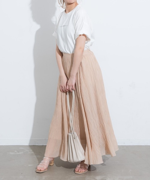 VANNIE U(ヴァニーユー)の「ラインロゴTee(Tシャツ/カットソー・レディース・ホワイト/ブラック/ベージュ・FREE)」の21枚目の写真