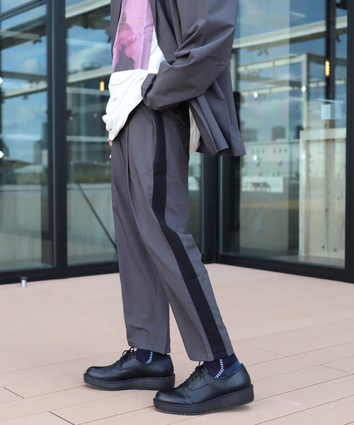 rovtski(ロフトスキー)の「【セットアップ対応】2020 ROVTSKICROPPED PANT/サイドライン クロップドパンツ(パンツ)」|スミクロ