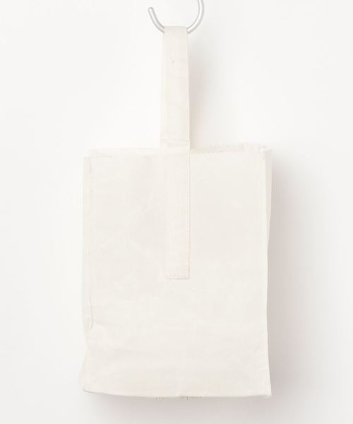PUEBCO（プエブコ）の「GROCERY BAG WITH HANDLE Small（トートバッグ・メンズ・ホワイト/ブラウン・SMALL）」の3枚目の写真
