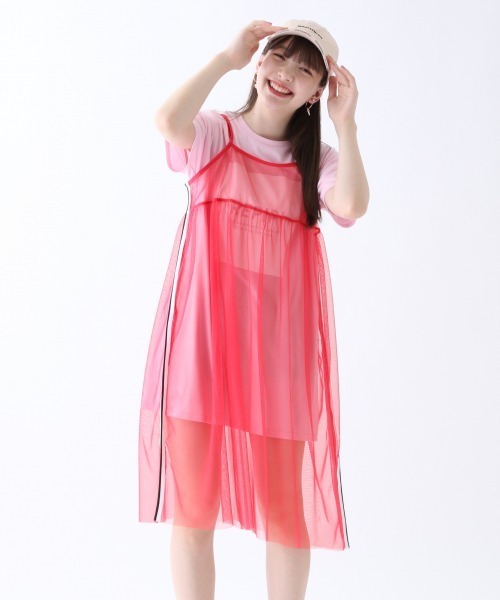 セール セットアイテム メッシュキャミ2pワンピース ワンピース Repipi Armario レピピ アルマリオ のファッション通販 Zozotown