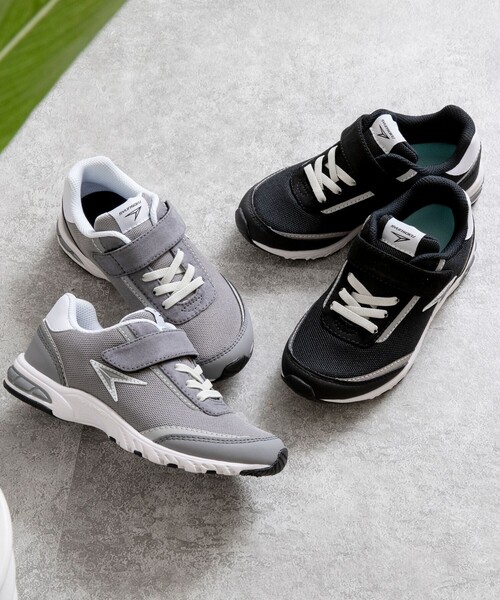 瞬足（シュンソク）の「【coen キッズ/ジュニア】2020FW新作・別注瞬足（シュンソク）Hi-STANDARD（ハイスタンダード）ダブルインソールスニーカー（スニーカー・キッズ・グレー/ブラック・21cm/20cm/22cm/23cm/18cm/19cm）」の12枚目の写真