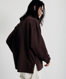 WYM LIDNM | EXTRA FINE COTTON SIDE SLIT BASIC L/S(Tシャツ/カットソー)