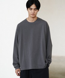 EXTRA FINE COTTON SIDE SLIT BASIC L/S