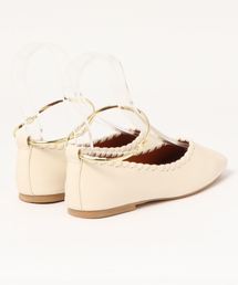 アンクルリングパンプス　24.0 CHARLES ＆ KEITH パンプス スカルプヒール スリングバック