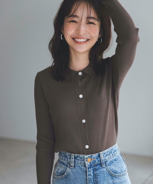 BASEMENT online（ベースメントオンライン）の「襟付きニット