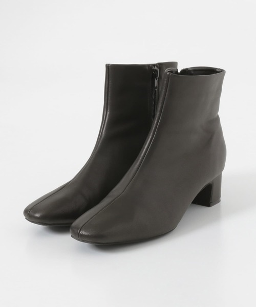 URBAN RESEARCH DOORS（アーバンリサーチドアーズ）の「スクエアトゥブーツ（ブーツ・レディース・ブラック/ベージュ系その他・37/38/36）」の18枚目の写真