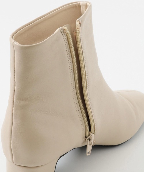 URBAN RESEARCH DOORS（アーバンリサーチドアーズ）の「スクエアトゥブーツ（ブーツ・レディース・ブラック/ベージュ系その他・37/38/36）」の8枚目の写真