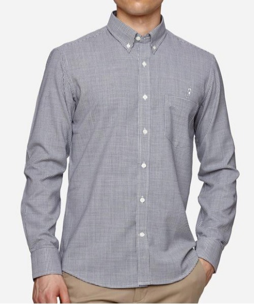 セール Wool Prince Button Down Micro Want Check Shirt Regular Down Slip ウォント Fit ウールアンドプリンス ボタンダウン マイクロチェック シャツ レギュラーフィット シャツ ブラウス Want Slip ウォント スリップ のファッション