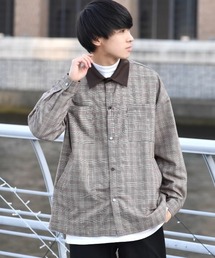 MinoriTY | 【MinoriTY × ファッションインフルエンサー こーせ】切替クレリックシャツジャケット(ブルゾン)