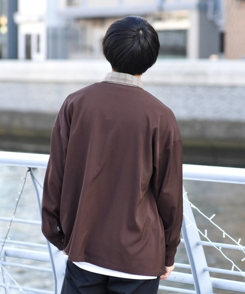 MinoriTY(マイノリティ)の「【MinoriTY × ファッションインフルエンサー こーせ】切替クレリックシャツジャケット(ブルゾン・メンズ・ブラウン系その他/ブラウン系その他2・M/L)」の15枚目の写真