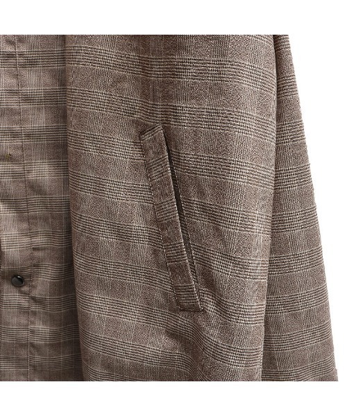 MinoriTY(マイノリティ)の「【MinoriTY × ファッションインフルエンサー こーせ】切替クレリックシャツジャケット(ブルゾン・メンズ・ブラウン系その他/ブラウン系その他2・M/L)」の14枚目の写真