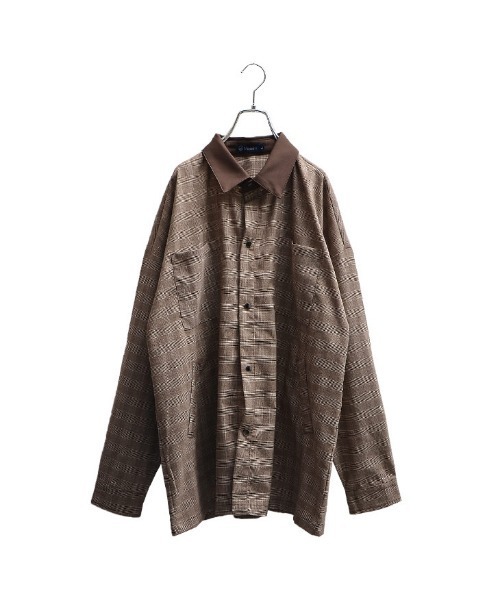 MinoriTY(マイノリティ)の「【MinoriTY × ファッションインフルエンサー こーせ】切替クレリックシャツジャケット(ブルゾン・メンズ・ブラウン系その他/ブラウン系その他2・M/L)」の19枚目の写真
