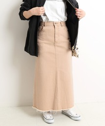 SLOBE IENA（スローブイエナ）の「LE DENIM×MARITAS カラーマーメイドスカート【洗濯機使用可能】◆（デニムスカート）」