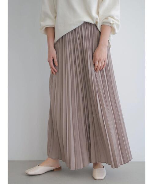 AMERICAN HOLIC（アメリカンホリック）の「マルチプリーツロングスカート　＊●（スカート・レディース・オフホワイト/サックスブルー/その他/モカ/ライトピンク・FREE）」の18枚目の写真