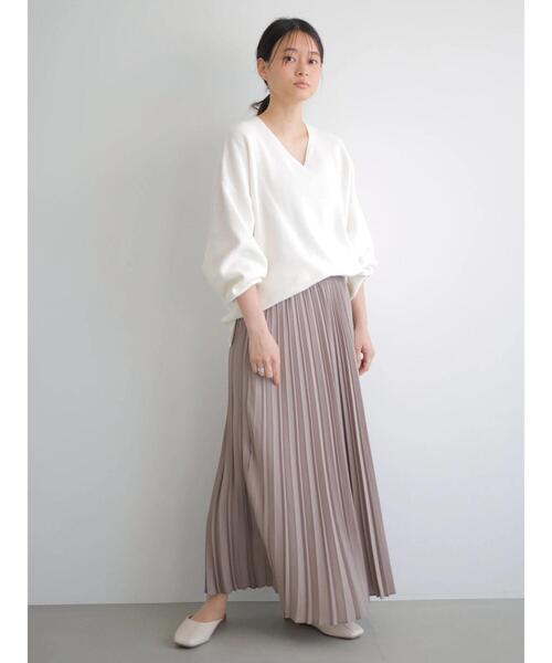 AMERICAN HOLIC（アメリカンホリック）の「マルチプリーツロングスカート　＊●（スカート・レディース・オフホワイト/サックスブルー/その他/モカ/ライトピンク・FREE）」の20枚目の写真