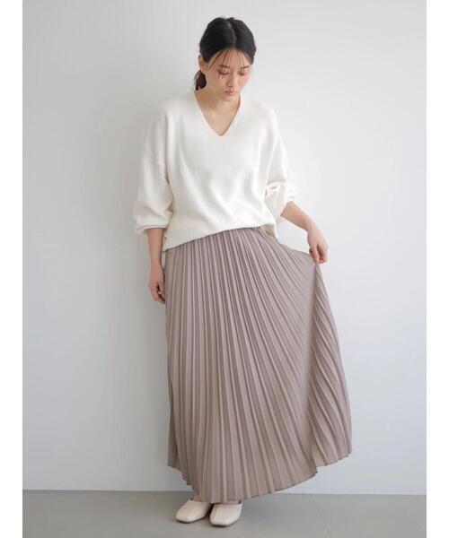 AMERICAN HOLIC（アメリカンホリック）の「マルチプリーツロングスカート　＊●（スカート・レディース・オフホワイト/サックスブルー/その他/モカ/ライトピンク・FREE）」の21枚目の写真