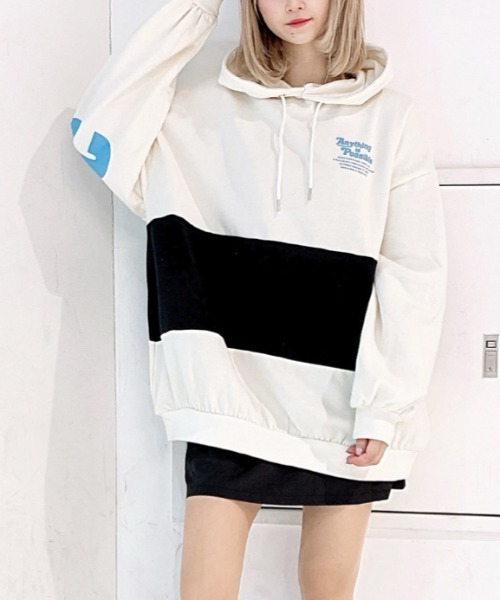 セール Wego パネルロゴビッグパーカー パーカー Wego ウィゴー のファッション通販 Zozotown