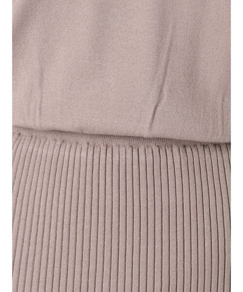 GYDA（ジェイダ）の「ショルダーオープン2WAYチョーカーKT OP（ワンピース・レディース・アイボリー/ブラック/ピンク・FREE）」の20枚目の写真