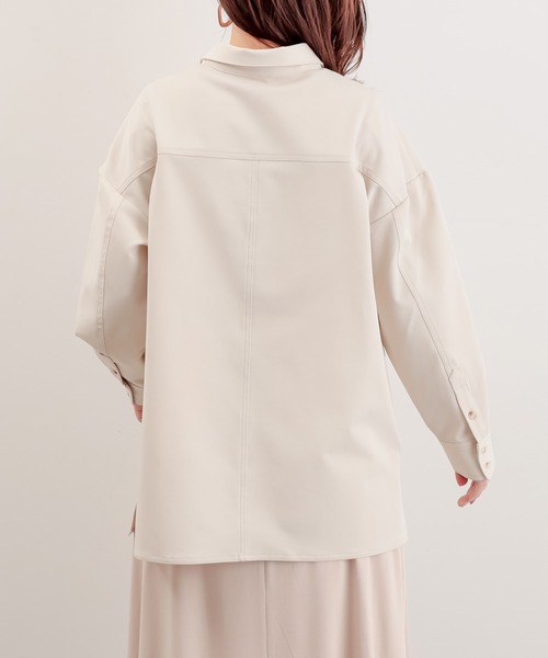 natural couture(ナチュラルクチュール)の「きれいカラーおしゃれCPOジャケット(その他アウター・レディース・ベージュ/イエロー/アイボリー・FREE)」の18枚目の写真