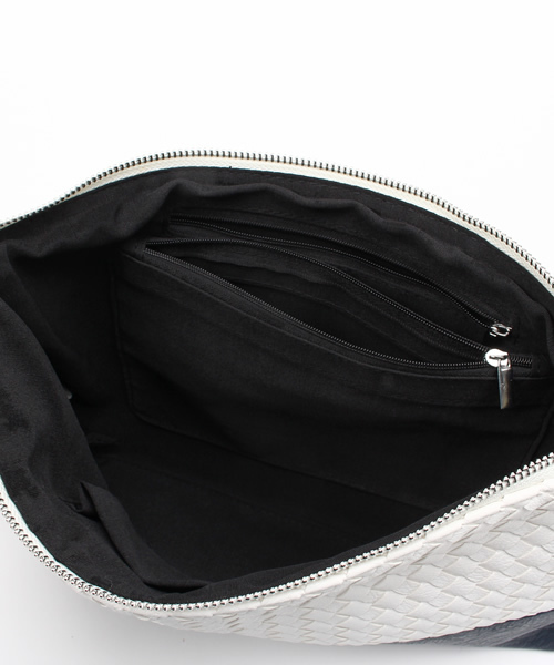 VENCEEXCHANGE（ヴァンスエクスチェンジ）の「メッシュクラッチBAG（クラッチバッグ・メンズ・ブラック/ホワイト/スカイブルー/コーラル・FREE）」の5枚目の写真