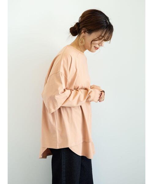 Sugar spoon(シュガースプーン)の「・SUGAR SPOON SET2点Tシャツ&ロンT*(Tシャツ/カットソー・レディース・ブルー/オフホワイト/チャコールグレー/オレンジ・FREE)」の18枚目の写真