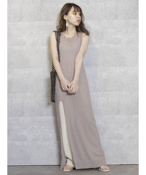 dazzlin（ダズリン）の「ハイウエストタックワイドパンツ（その他パンツ・レディース・ブラウン/オフホワイト/アイボリー・SMALL/MEDIUM）」の16枚目の写真