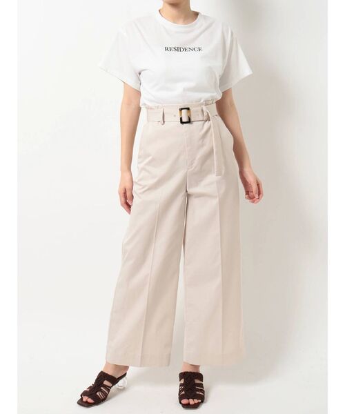 dazzlin（ダズリン）の「ハイウエストタックワイドパンツ（その他パンツ・レディース・ブラウン/オフホワイト/アイボリー・SMALL/MEDIUM）」の21枚目の写真