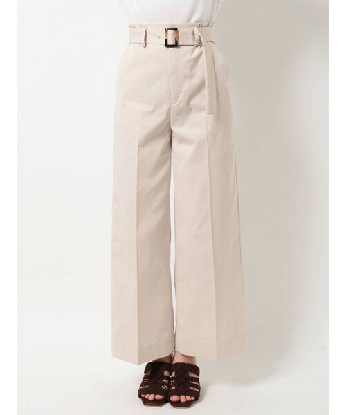 dazzlin（ダズリン）の「ハイウエストタックワイドパンツ（その他パンツ・レディース・ブラウン/オフホワイト/アイボリー・SMALL/MEDIUM）」の22枚目の写真