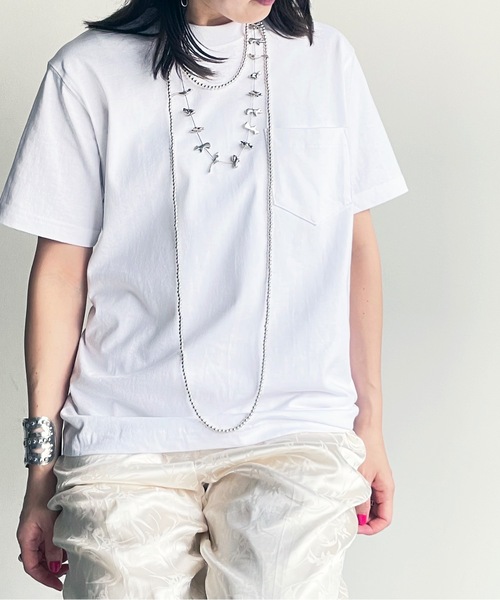 MADE IN USA(メイドインユーエスエー)の「SH:PROTAG MADE IN USA PKT TEE S/S メイドインUSA 9.1オンス ヘビーコットン ポケット Tシャツ サステナブル(Tシャツ/カットソー・レディース・ホワイト/ブラック/グレー/ライトブラウン/ロイヤルブルー/レッド/ダークグリーン・S/M/L/XL/2XL)」の2枚目の写真