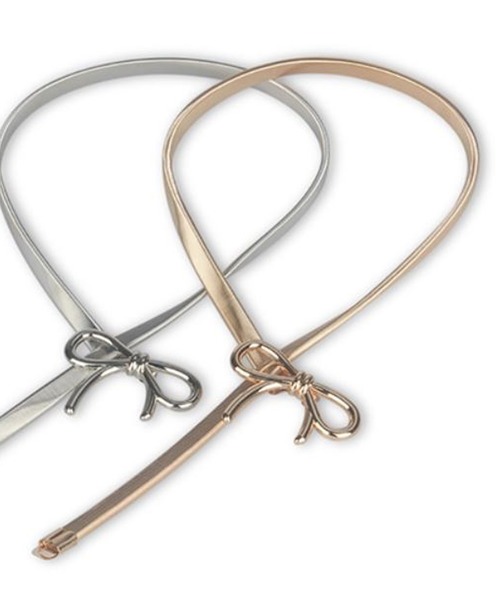 fiere（フィエール）の「ゴールドリボンベルト（ベルト・レディース・ゴールド・55cm）」の4枚目の写真