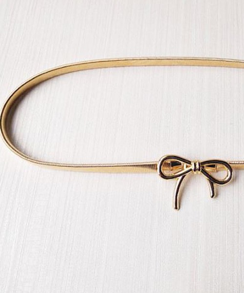 fiere（フィエール）の「ゴールドリボンベルト（ベルト・レディース・ゴールド・55cm）」の7枚目の写真