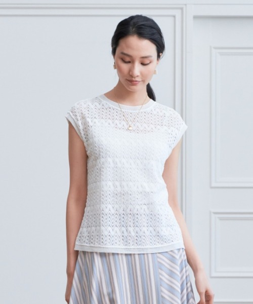 ANAYI（アナイ）の「バルファスレースフレンチ プルオーバー（T