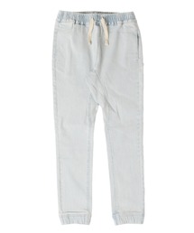 GLAZOS | [テーパード]接触冷感デニム・ジョガーアンクルパンツ(デニムパンツ)