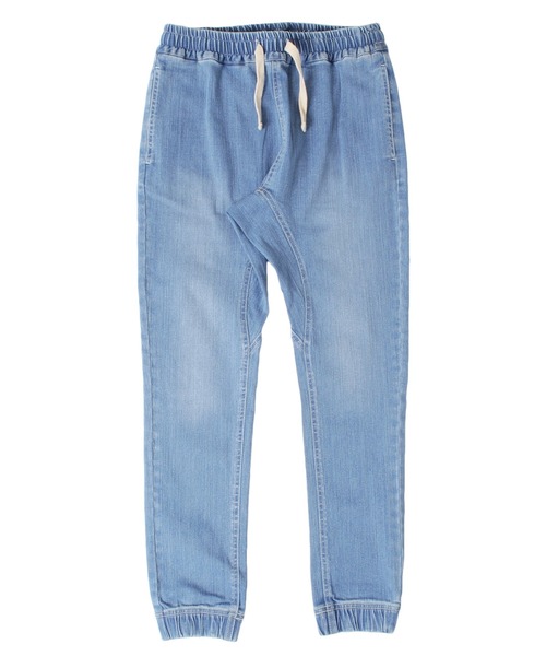 GLAZOS（グラソス）の「[テーパード]接触冷感デニム・ジョガーアンクルパンツ（デニムパンツ・キッズ・ライトブルー/ブルー/ホワイト・130cm/170cm/140cm/160cm/150cm）」の10枚目の写真