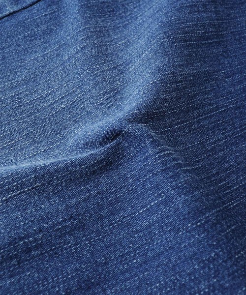 GLAZOS（グラソス）の「[テーパード]接触冷感デニム・ジョガーアンクルパンツ（デニムパンツ・キッズ・ライトブルー/ブルー/ホワイト・130cm/170cm/140cm/160cm/150cm）」の5枚目の写真