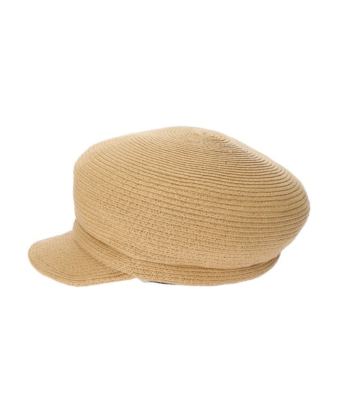 DURAS（デュラス）の「ペーパーキャスケット（キャスケット・レディース・ベージュ/ホワイト/ブラック・FREE）」の9枚目の写真