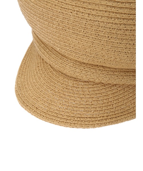 DURAS（デュラス）の「ペーパーキャスケット（キャスケット・レディース・ベージュ/ホワイト/ブラック・FREE）」の7枚目の写真