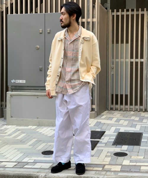 Toironier（トワロニエ）の「Toironier/トワロニエ/７G/セブンジー（Tシャツ/カットソー・メンズ・オフホワイト/ブラック/ローズ/ラベンダー/カーキ・FREE）」の6枚目の写真