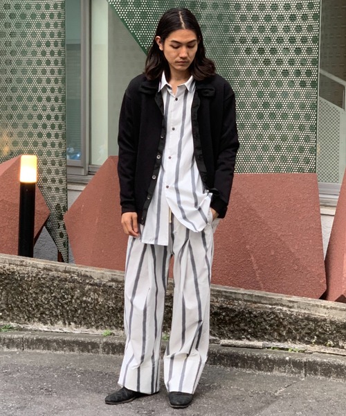 Toironier（トワロニエ）の「Toironier/トワロニエ/７G/セブンジー（Tシャツ/カットソー・メンズ・オフホワイト/ブラック/ローズ/ラベンダー/カーキ・FREE）」の13枚目の写真