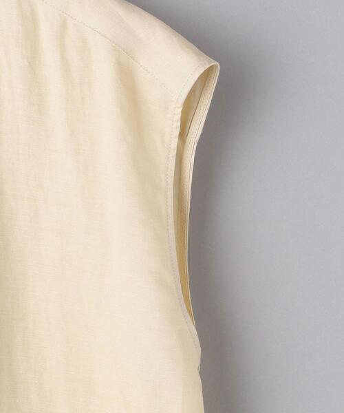 UNITED ARROWS(ユナイテッドアローズ)の「UWCC CE/LINEN ノースリーブ シャツ◆(シャツ/ブラウス・レディース・オリーブ/ターコイズブルー/ナチュラル・FREE)」の17枚目の写真