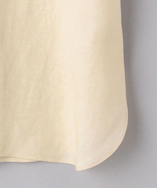 UNITED ARROWS(ユナイテッドアローズ)の「UWCC CE/LINEN ノースリーブ シャツ◆(シャツ/ブラウス・レディース・オリーブ/ターコイズブルー/ナチュラル・FREE)」の18枚目の写真