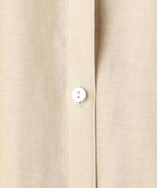 UNITED ARROWS(ユナイテッドアローズ)の「UWCC CE/LINEN ノースリーブ シャツ◆(シャツ/ブラウス・レディース・オリーブ/ターコイズブルー/ナチュラル・FREE)」の19枚目の写真