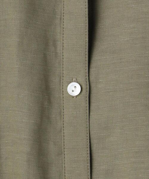 UNITED ARROWS(ユナイテッドアローズ)の「UWCC CE/LINEN ノースリーブ シャツ◆(シャツ/ブラウス・レディース・オリーブ/ターコイズブルー/ナチュラル・FREE)」の21枚目の写真