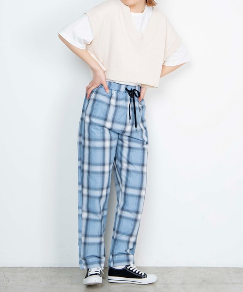 WEGO（ウィゴー）の「WEGO/【2点セット】Tシャツセットダメージショートニットベスト（ベスト・レディース・ライム/オレンジ/ブラック/アイボリー・FREE）」の14枚目の写真