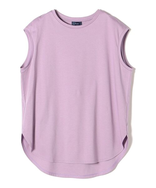 SHIPS(シップス)の「ALBINIクルーネックフレンチスリーブプルオーバー◆(Tシャツ/カットソー・レディース・ホワイト/ブラック/パープル/グリーン・ONE SIZE)」の21枚目の写真