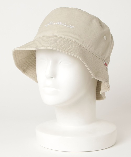 Healthknit(ヘルスニット)の「【Healthknit】ロゴ刺繍バケットハット ※291-4092(キャップ・メンズ・ブラック/ベージュ/グレー/ホワイト/その他1/ブルー/グリーン・FREE)」の4枚目の写真