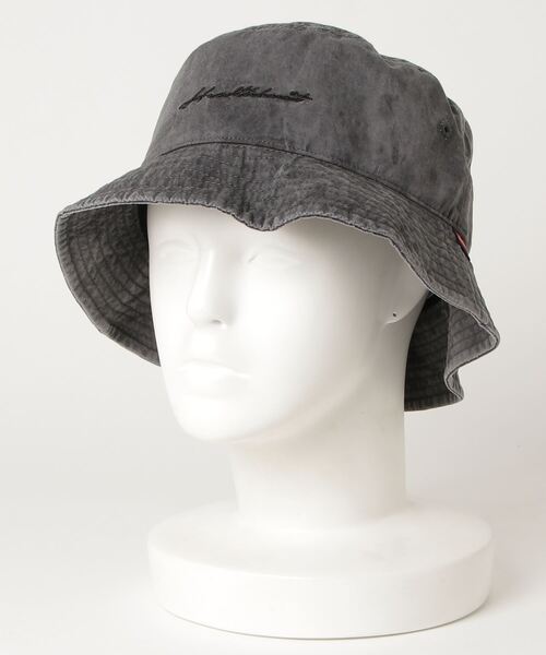 Healthknit(ヘルスニット)の「【Healthknit】ロゴ刺繍バケットハット ※291-4092(キャップ・メンズ・ブラック/ベージュ/グレー/ホワイト/その他1/ブルー/グリーン・FREE)」の3枚目の写真